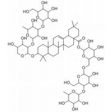 3-O-β-D-葡萄糖( 1→3)- a -L-鼠李糖(1→2)- a-L-阿拉伯糖 齊墩果酸– 28-O-鼠李糖(1→4)葡萄糖(1→6)葡萄糖苷