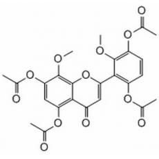 粘毛黃芩素 III 四乙酸酯