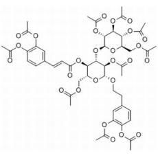 (E)-2-[3,4-雙(乙酰氧基)苯基]乙基 3-O-(2,3,4,6-四-O-乙?；?BETA-D-吡喃葡萄糖基)-BETA-D-葡萄糖苷 2,6-二乙酸酯 4-[3-[3,4-雙(乙酰氧基)苯基]-2-丙烯酸]酯